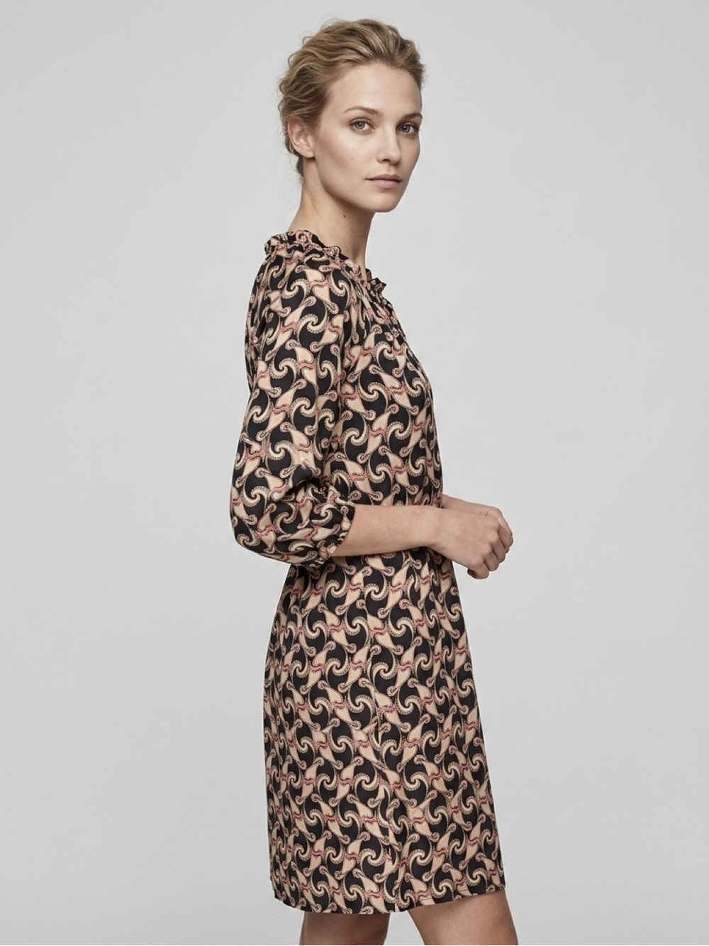 WOMEN’S THE WEBSTER MIAMI X TARGET ART DECO PRINT DRESS RESORT-WEAR BOHO SZ LG